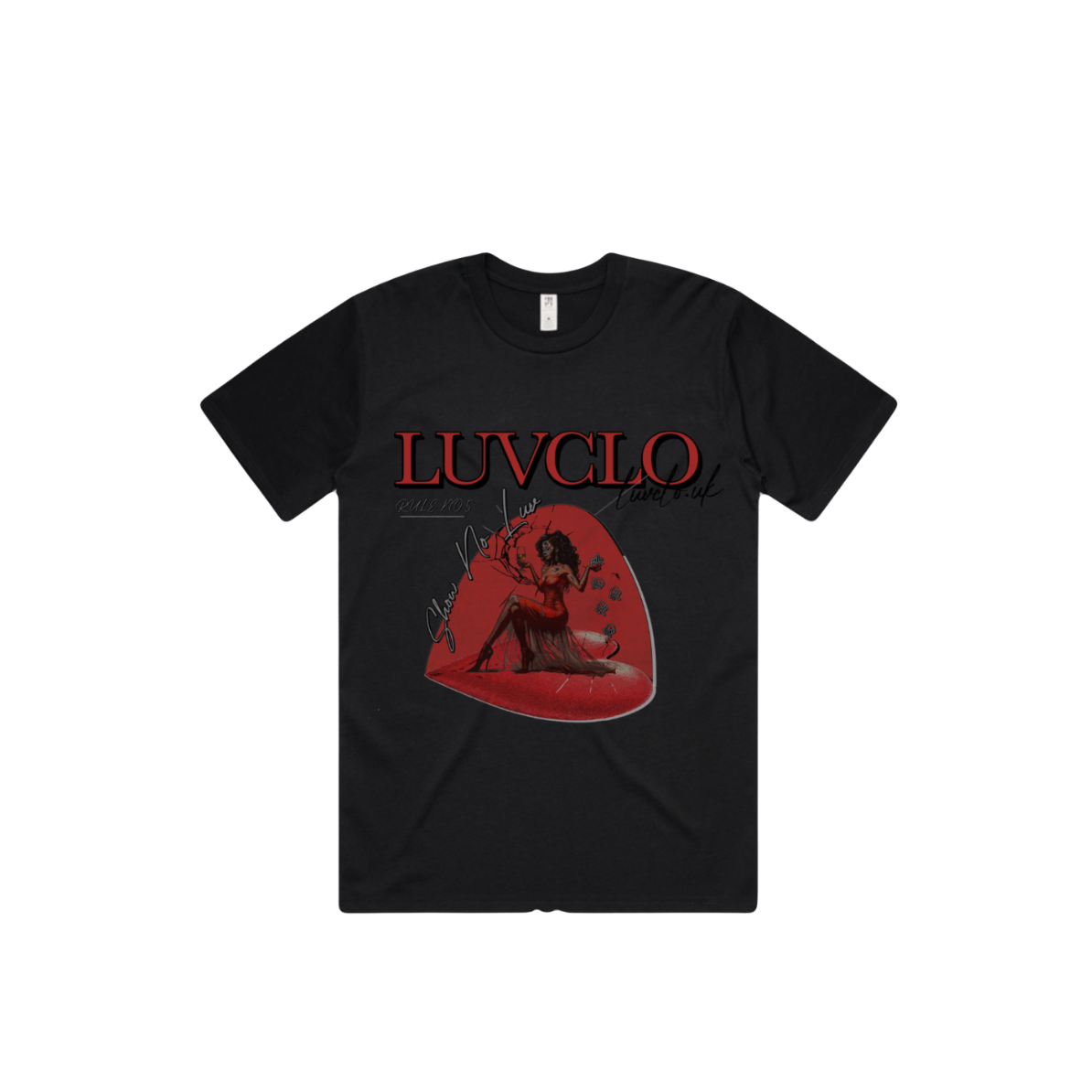 Classic Heart Tee - Black