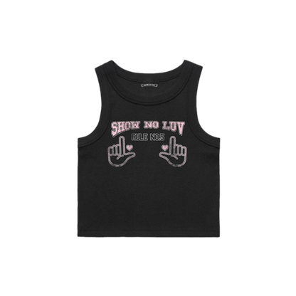 SNL Black Crop Top