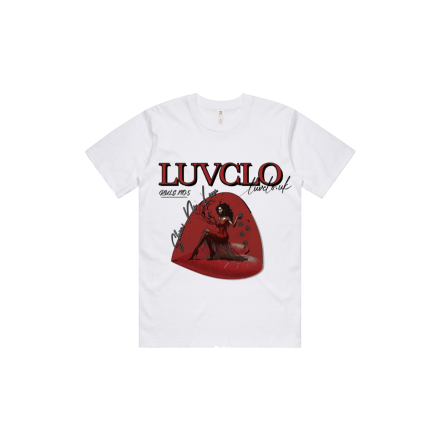 Classic Heart Tee - White