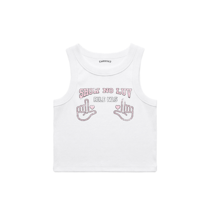 SNL White Crop Top