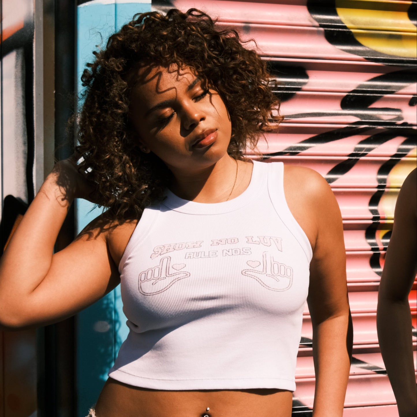 SNL White Crop Top